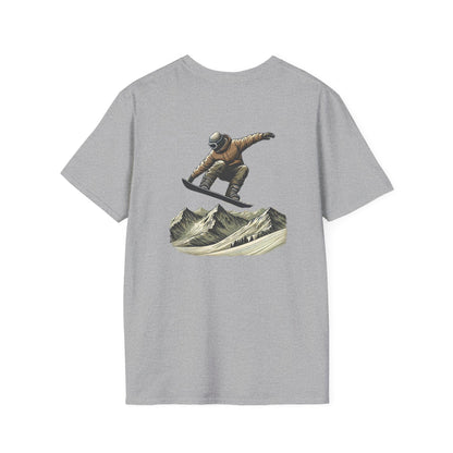 Snowboarder Mountain Grab T-Shirt