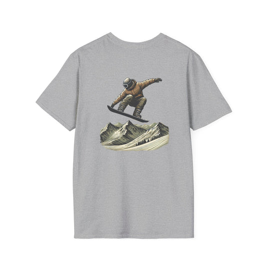 Snowboarder Mountain Grab T-Shirt