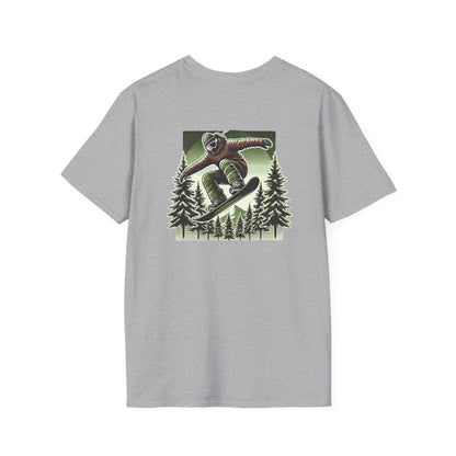 Snowboarder with Trees T-Shirt