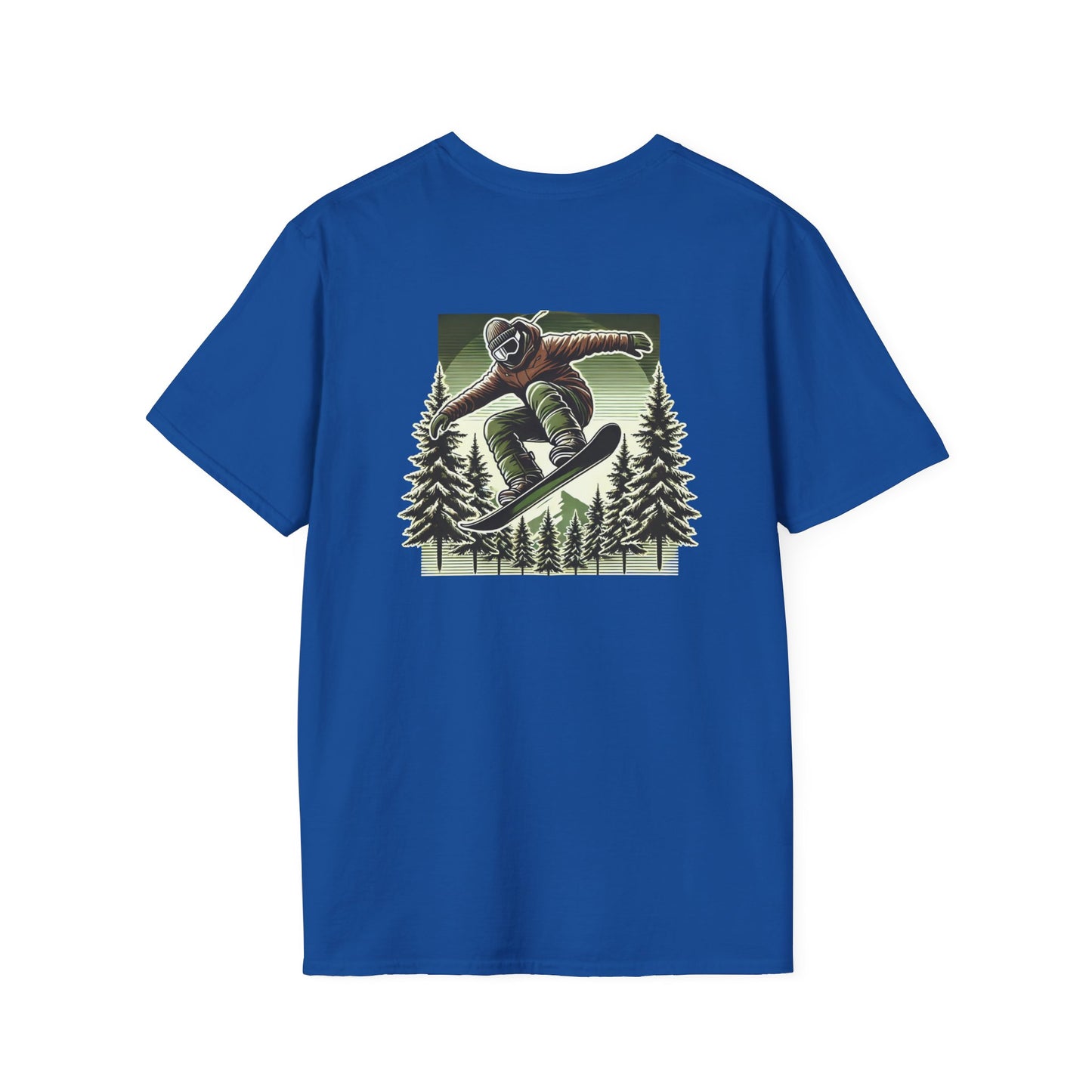 Snowboarder with Trees T-Shirt