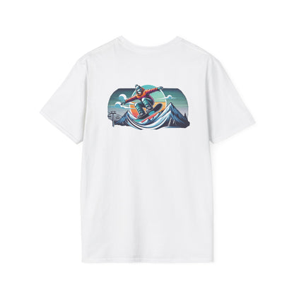 Snowboarder with Clouds