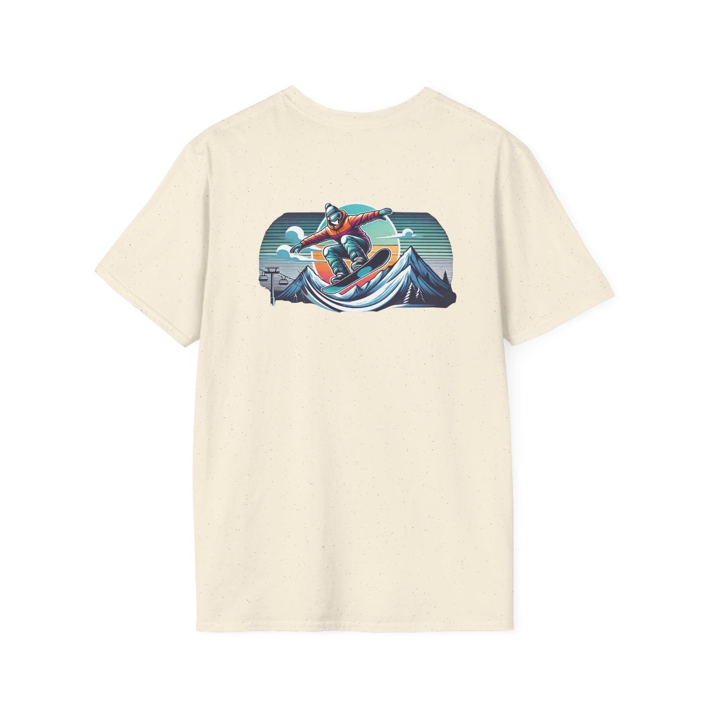 Snowboarder with Clouds