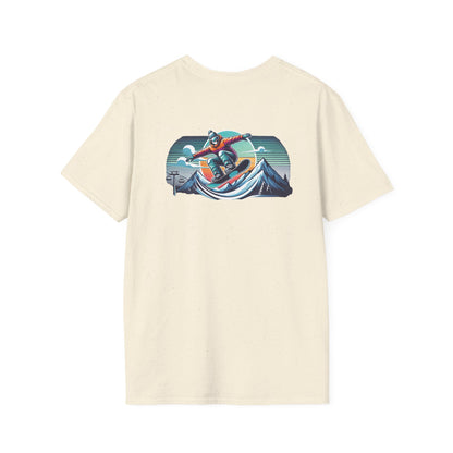 Snowboarder with Clouds