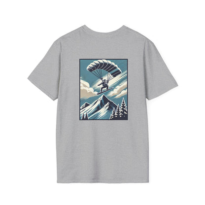 Snowboarder with Parachute