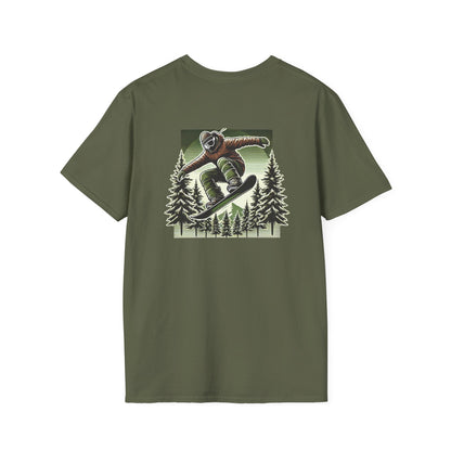 Snowboarder with Trees T-Shirt