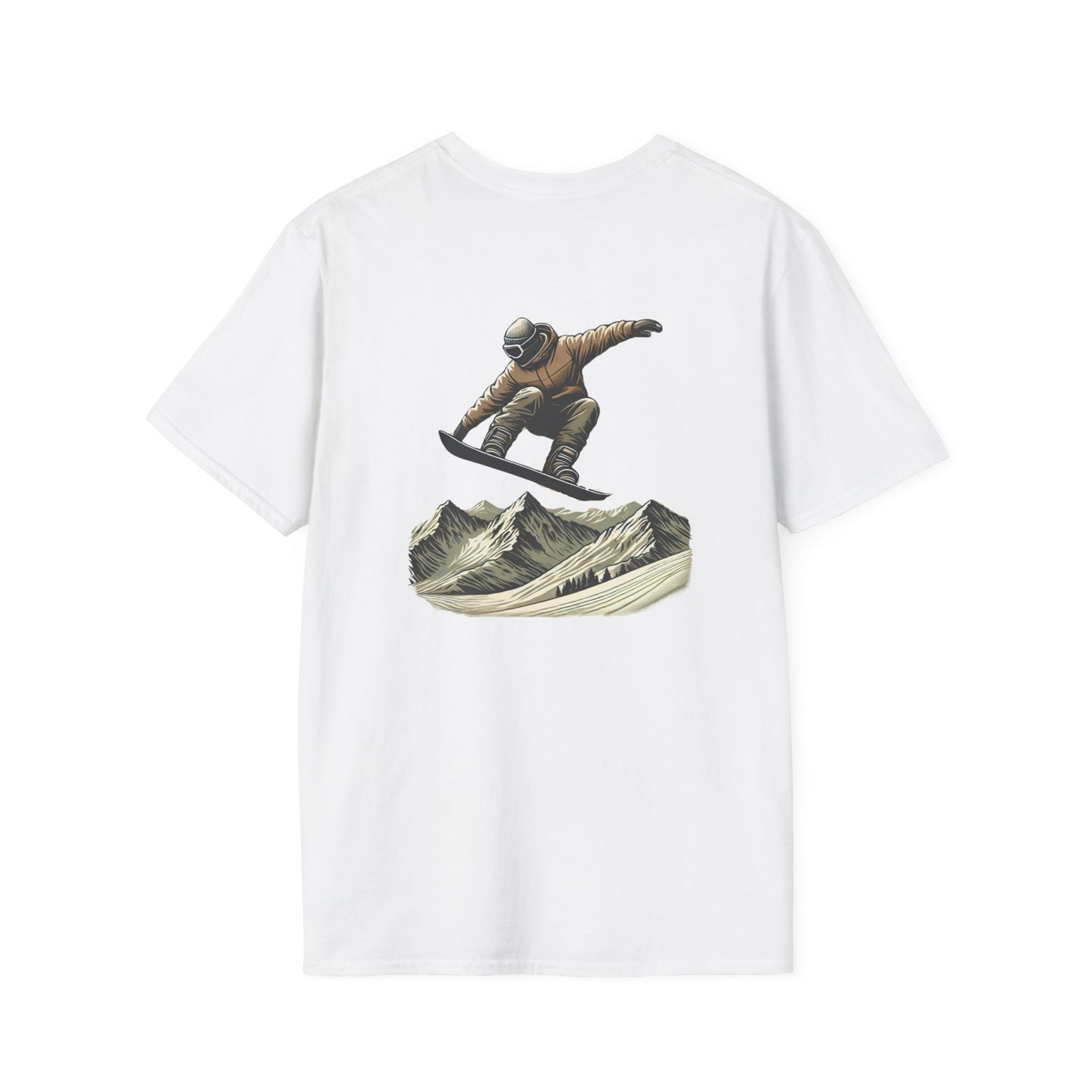 Snowboarder Mountain Grab T-Shirt