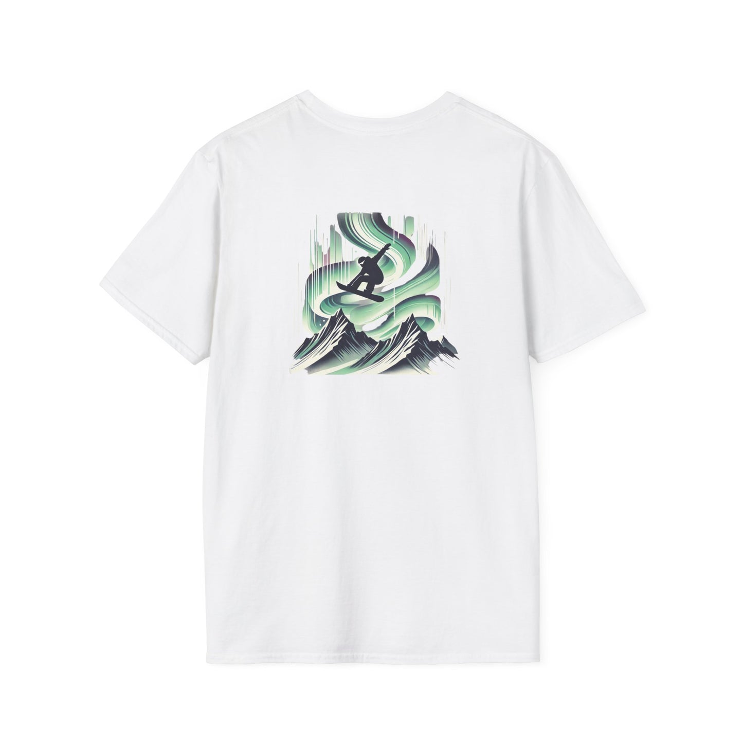 Snowboarding During Northern Lights