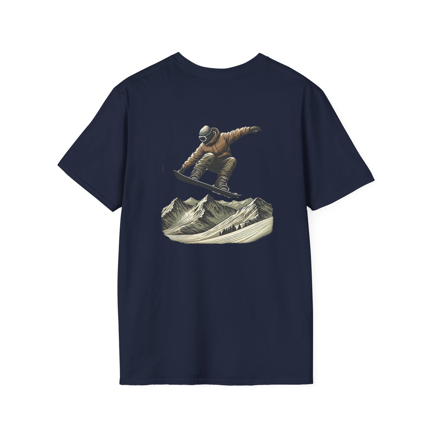 Snowboarder Mountain Grab T-Shirt