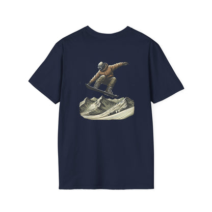 Snowboarder Mountain Grab T-Shirt
