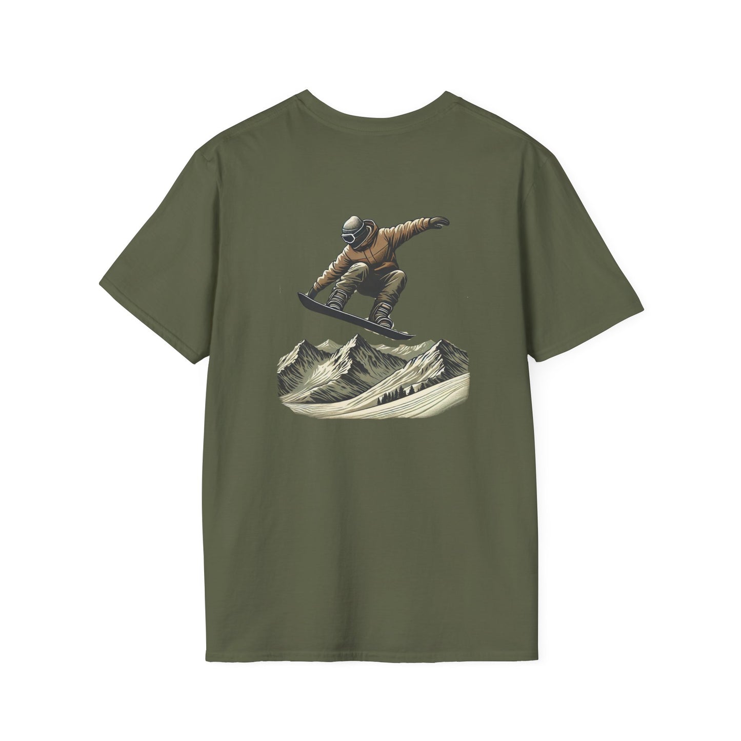 Snowboarder Mountain Grab T-Shirt