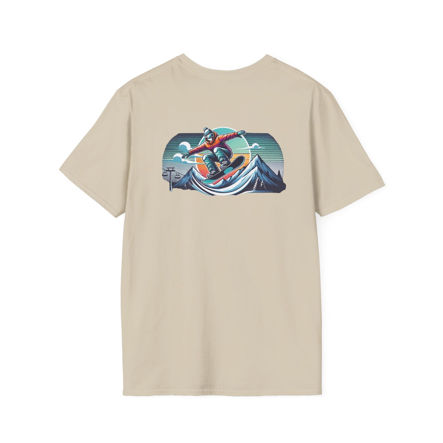 Snowboarder with Clouds