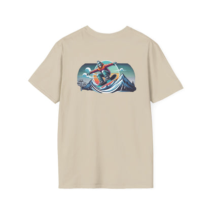 Snowboarder with Clouds