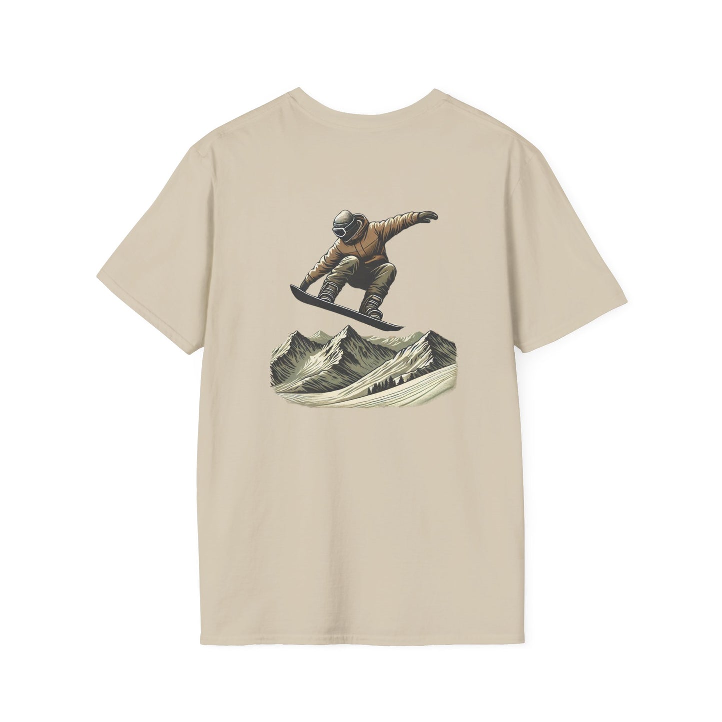 Snowboarder Mountain Grab T-Shirt
