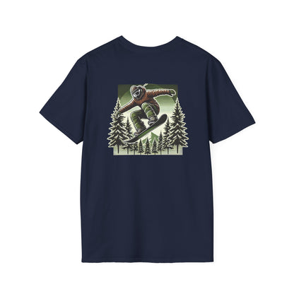 Snowboarder with Trees T-Shirt