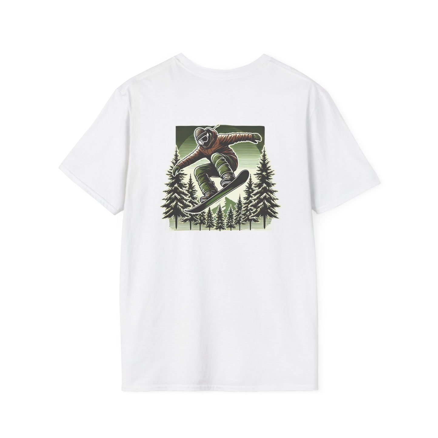 Snowboarder with Trees T-Shirt