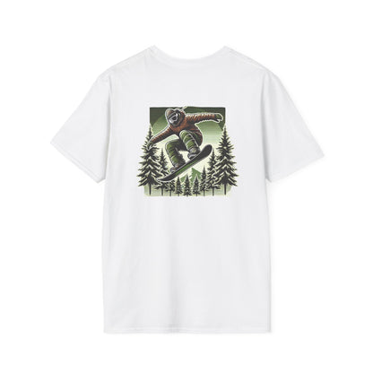 Snowboarder with Trees T-Shirt