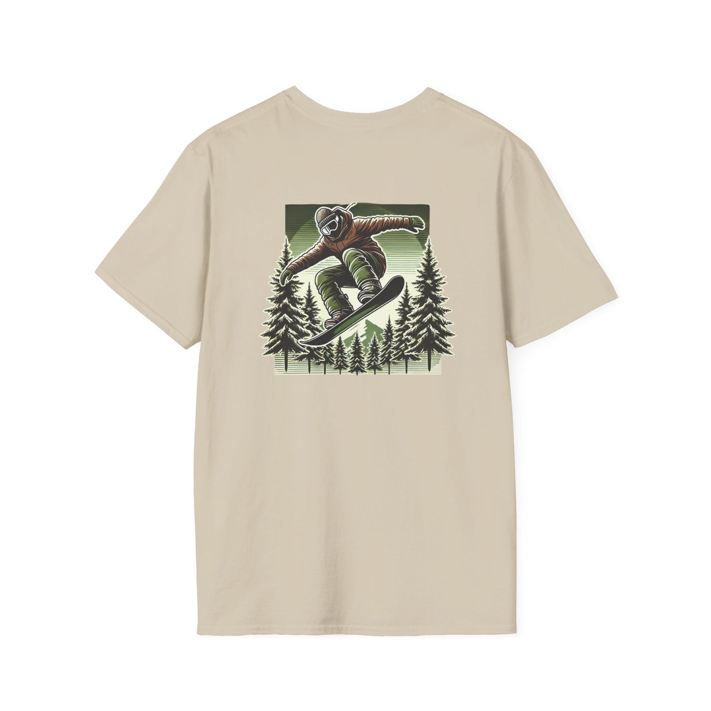 Snowboarder with Trees T-Shirt