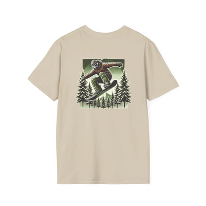 Snowboarder with Trees T-Shirt